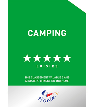 Atout France, camping classé 5 étoiles Lou Pignada