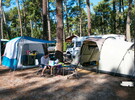 Emplacement avec tentes camping 5 étoiles Lou Pignada dans les Landes 