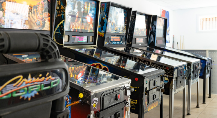 jeu d'arcade au camping lou pignada
