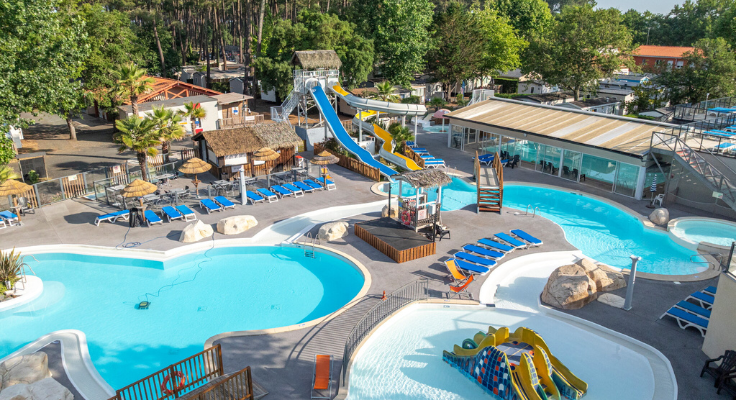 espace aqua, lou pignada, camping